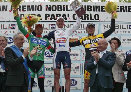 Украинец Андрей Гривко на пьедестале итальянской однодневки!