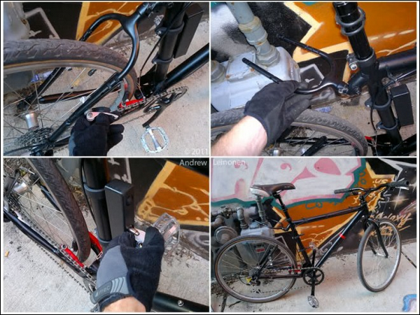 Создан саморазваливающийся «противоугонный» велосипед