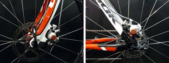 Прототип велосипеда для велокросса Look X85 с дисковыми тормозами