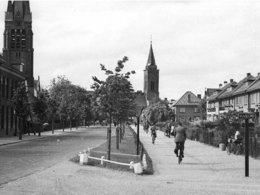 Велосипедная дорожка в Breukelen, 1955 г.