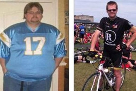 Похудел на 170 кг с помощью велосипеда