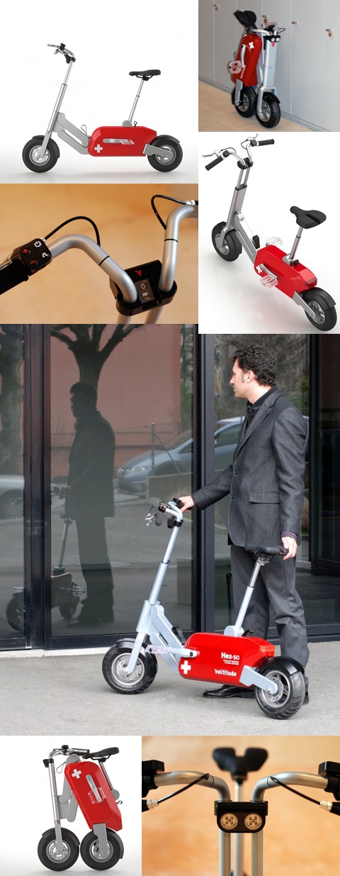 Электровелосипед в стиле армейского ножа