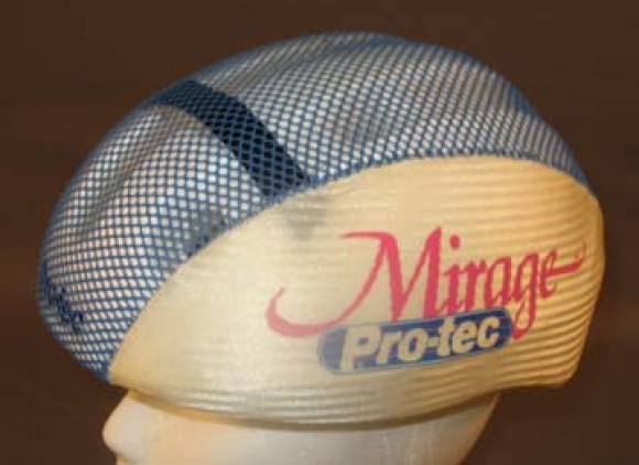 Первый велосипедный шлем Helmet