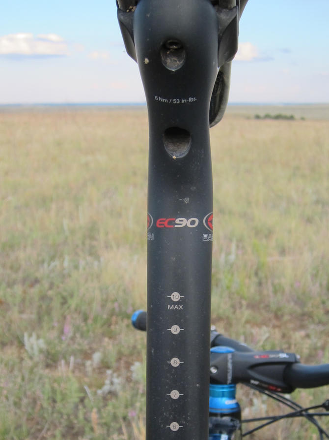 Обзор подседельного штыря Easton EC90