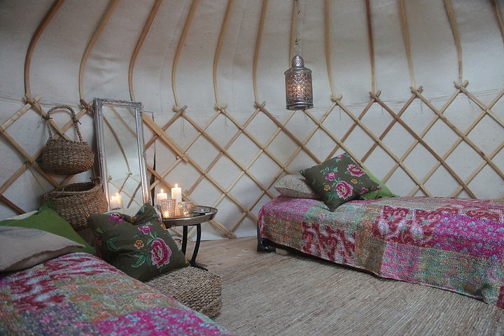 Отель-юрта  для велосипедистов в Норвегии