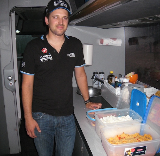 Как питается Garmin-Cervelo на Тур де Франс