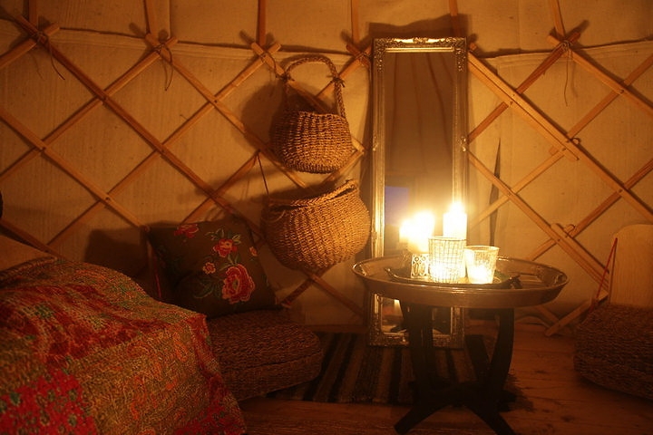 Отель-юрта  для велосипедистов в Норвегии