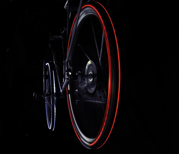 Светящиеся покрышки для велосипеда Cyglo