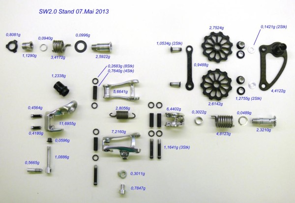 Самодельный Shimano Dura Ace 7800 весом 64 грамма Самодельный Shimano Dura Ace 7800 весом 64 грамма