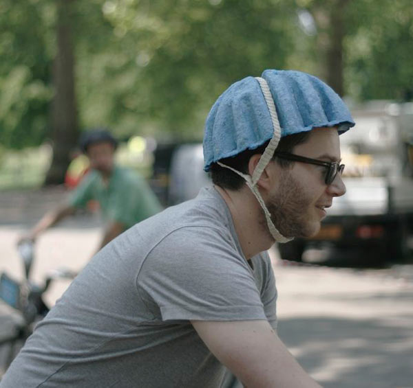 Бумажный велошлем за 1.5$