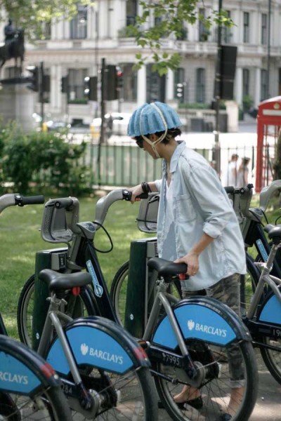 Бумажный велошлем за 1.5$