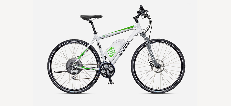 Первый электровелосипед Skoda