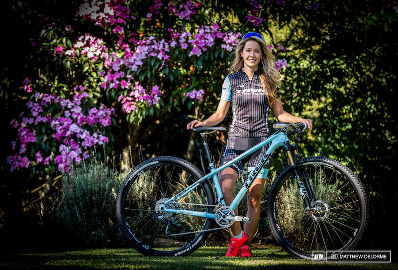 Велосипед Эмили Бэтти Trek Superfly на Pietermaritzburg World Cup