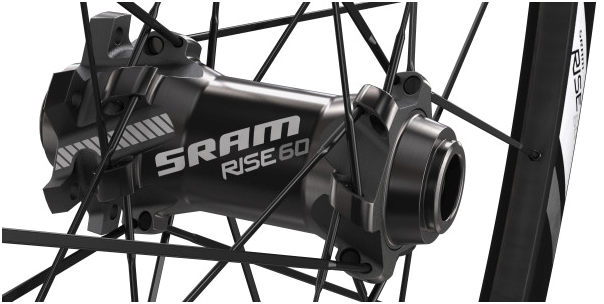 SRAM Rise 60 карбоновый вилсет новые втулки, новые обода